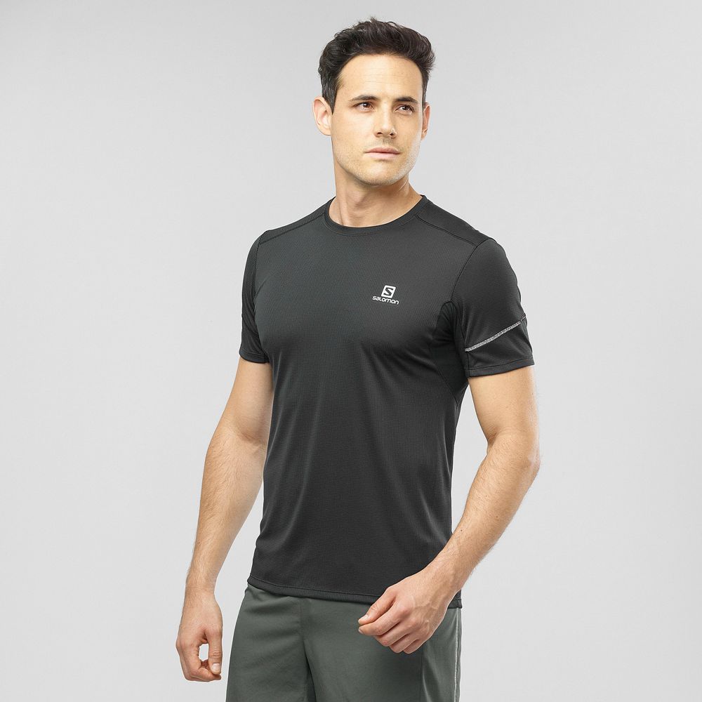 Tops Salomon Hombre Negras - Salomon Argentina AGILE,421968-OBU